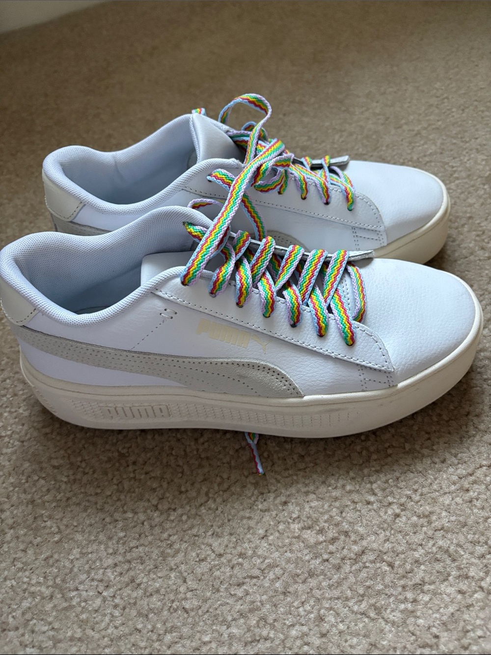 Puma Kaia White Sneakers 8